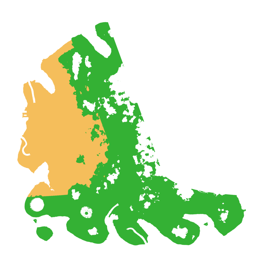 Biome Rust Map: Procedural Map, Size: 3500, Seed: 1067857257