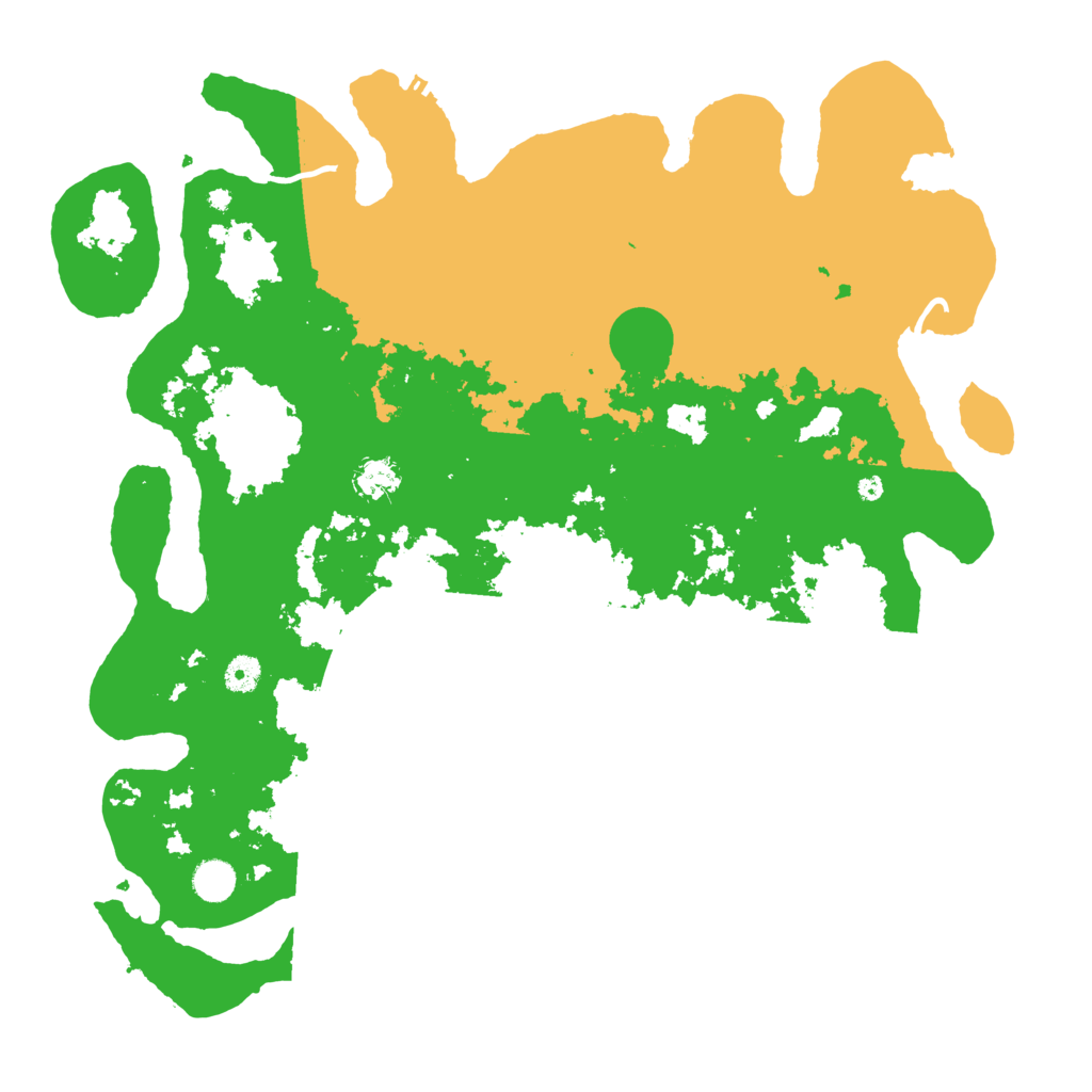 Biome Rust Map: Procedural Map, Size: 4500, Seed: 70169760