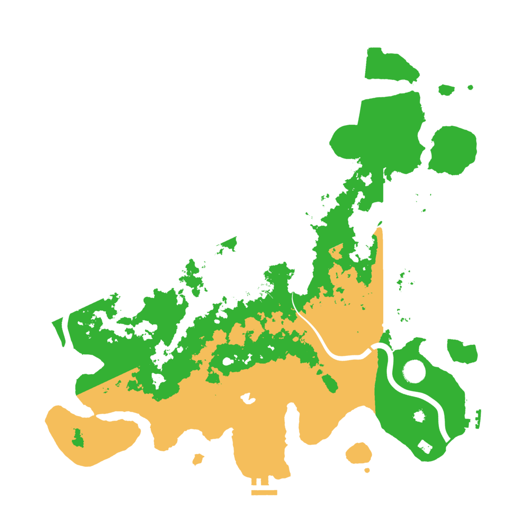 Biome Rust Map: Procedural Map, Size: 4000, Seed: 812564