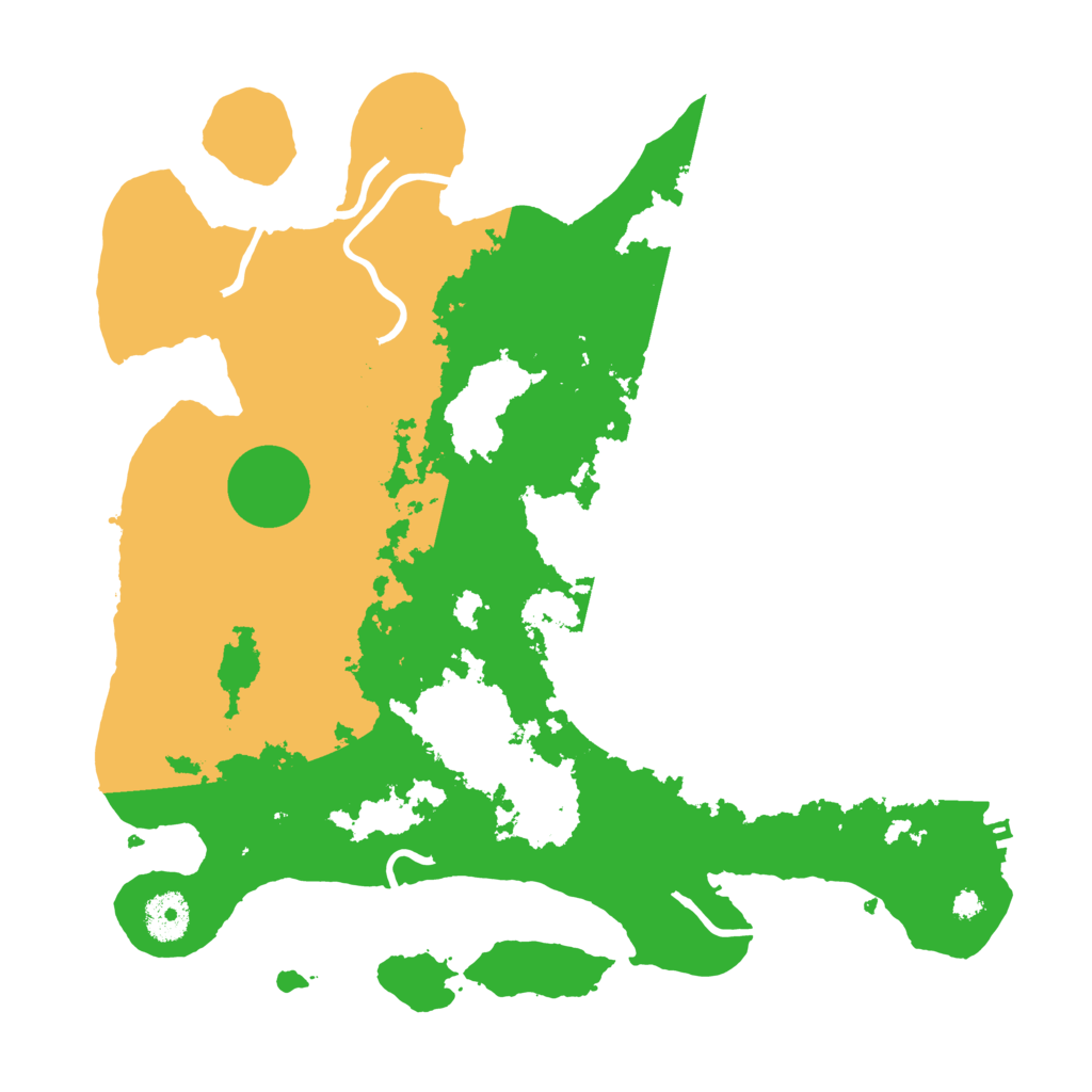 Biome Rust Map: Procedural Map, Size: 3500, Seed: 1750459240