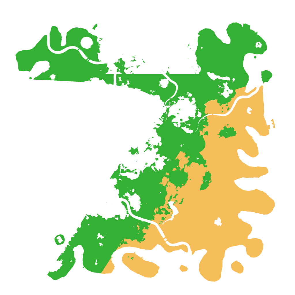 Biome Rust Map: Procedural Map, Size: 4800, Seed: 377275008