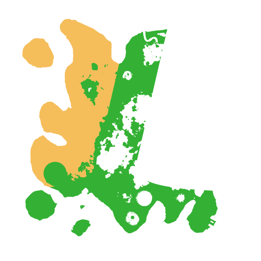 Biome Rust Map: Procedural Map, Size: 3000, Seed: 24545072