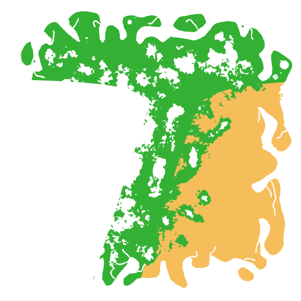Biome Rust Map: Procedural Map, Size: 6000, Seed: 65444466