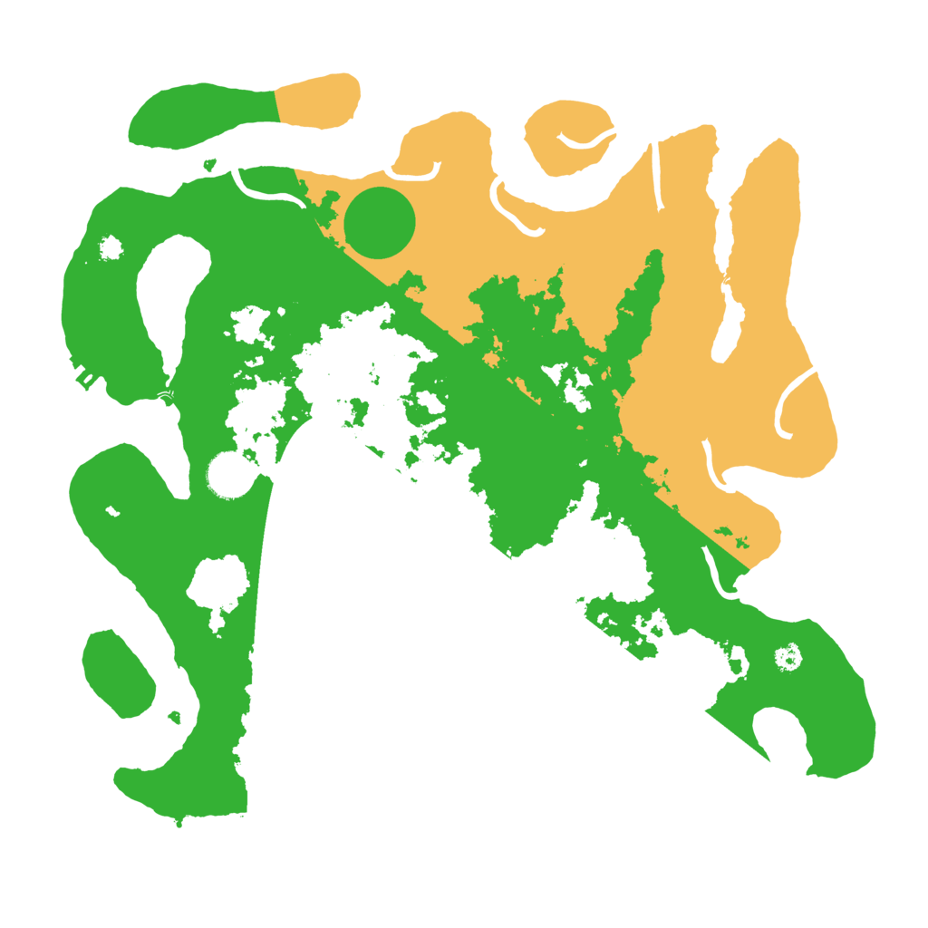 Biome Rust Map: Procedural Map, Size: 3500, Seed: 9423618