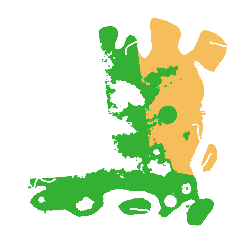 Biome Rust Map: Procedural Map, Size: 3500, Seed: 33616128