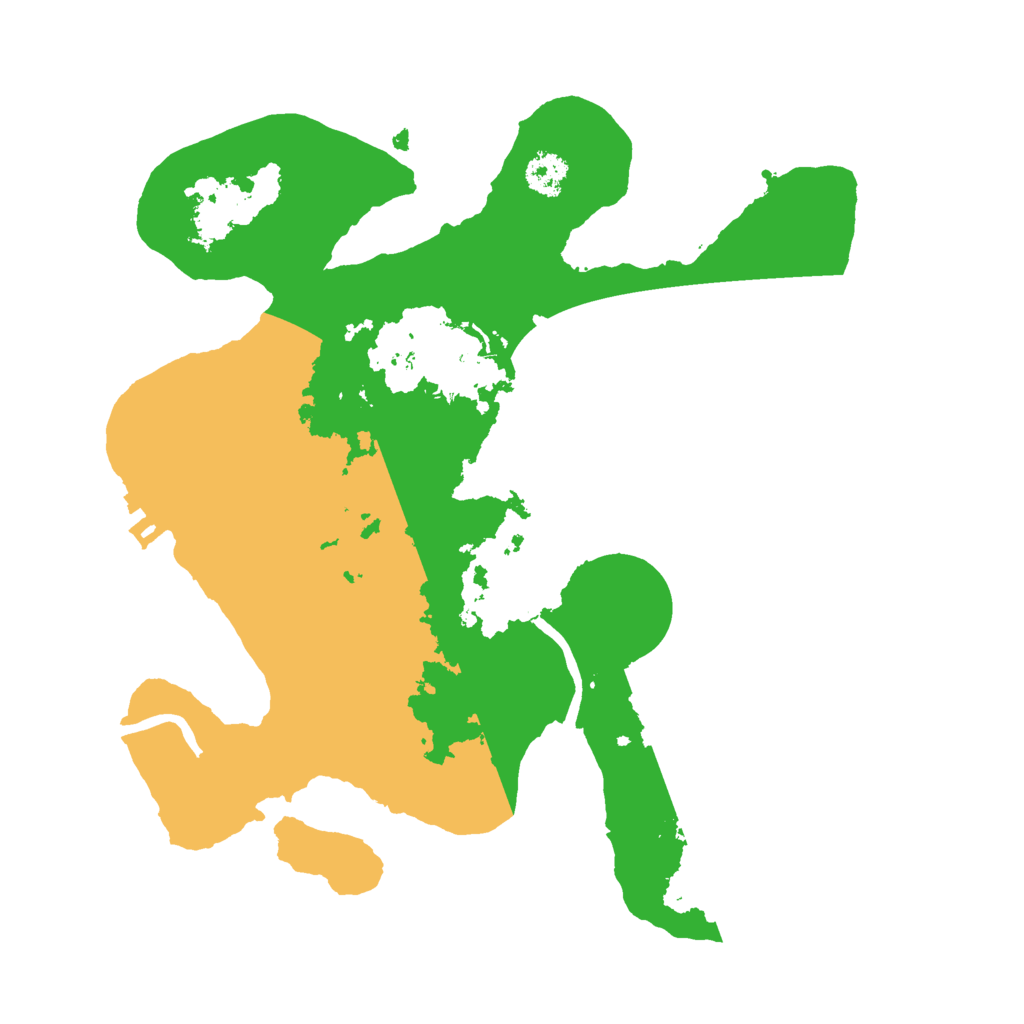 Biome Rust Map: Procedural Map, Size: 2500, Seed: 1653177670