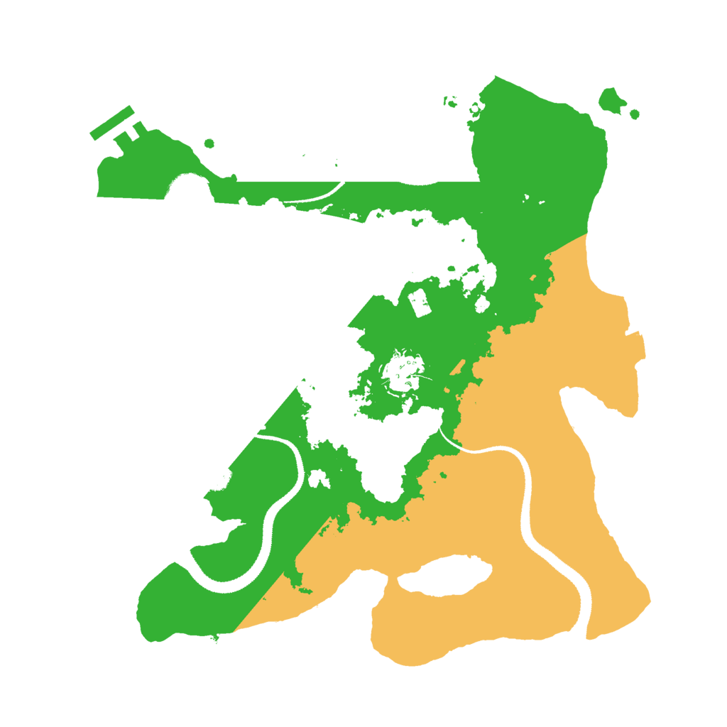 Biome Rust Map: Procedural Map, Size: 3000, Seed: 347895