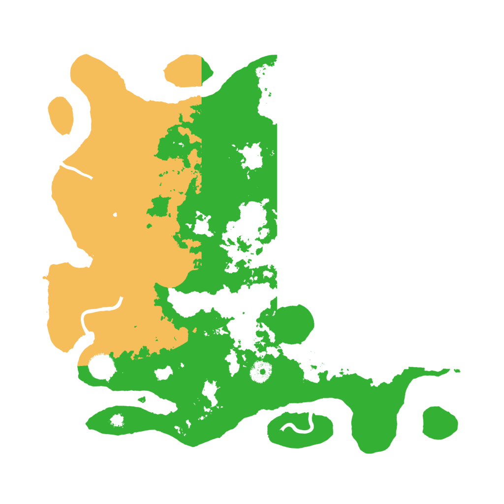 Biome Rust Map: Procedural Map, Size: 3500, Seed: 69696