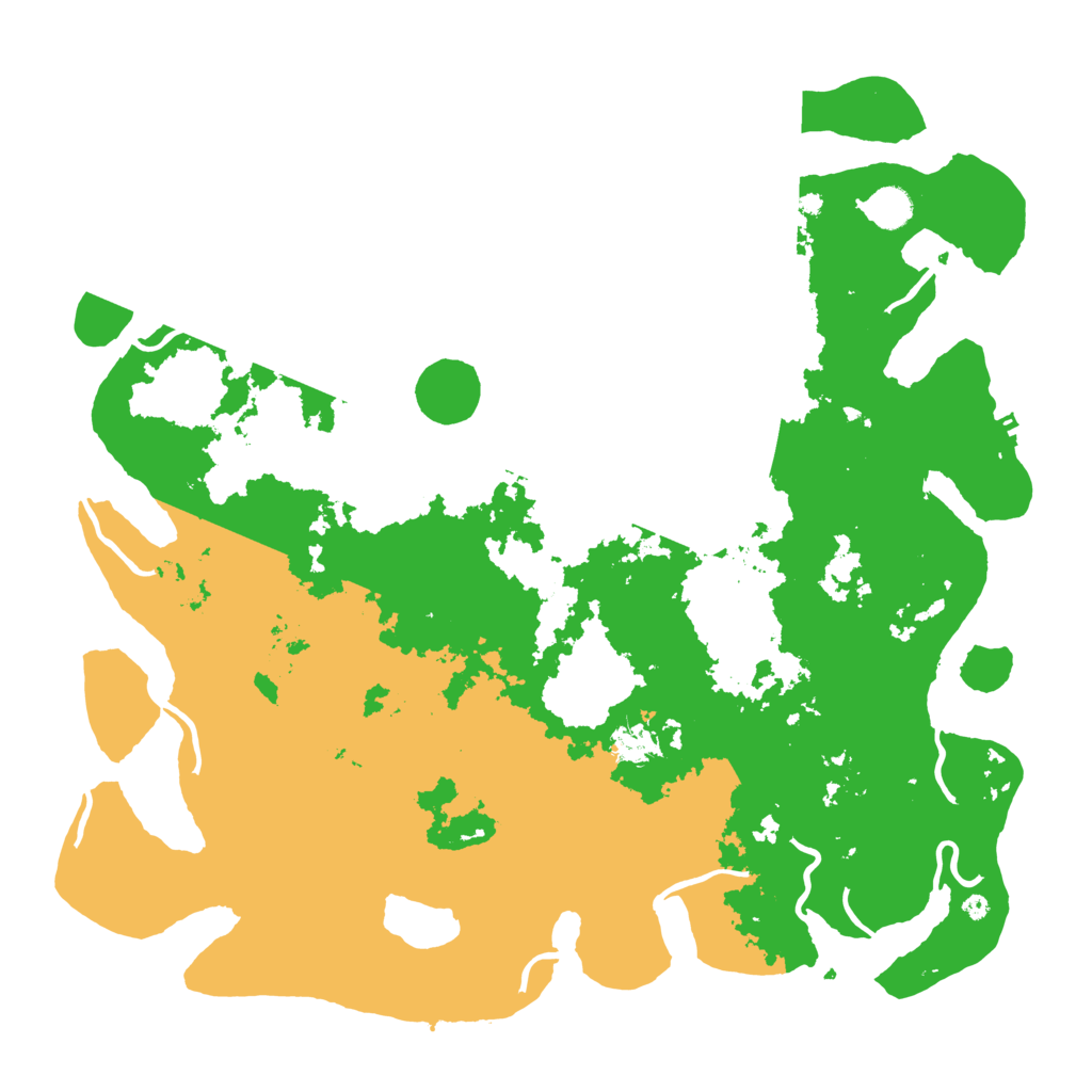 Biome Rust Map: Procedural Map, Size: 4500, Seed: 1942870910