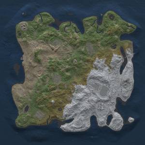 Thumbnail Rust Map: Procedural Map, Size: 3850, Seed: 352692889, 19 Monuments