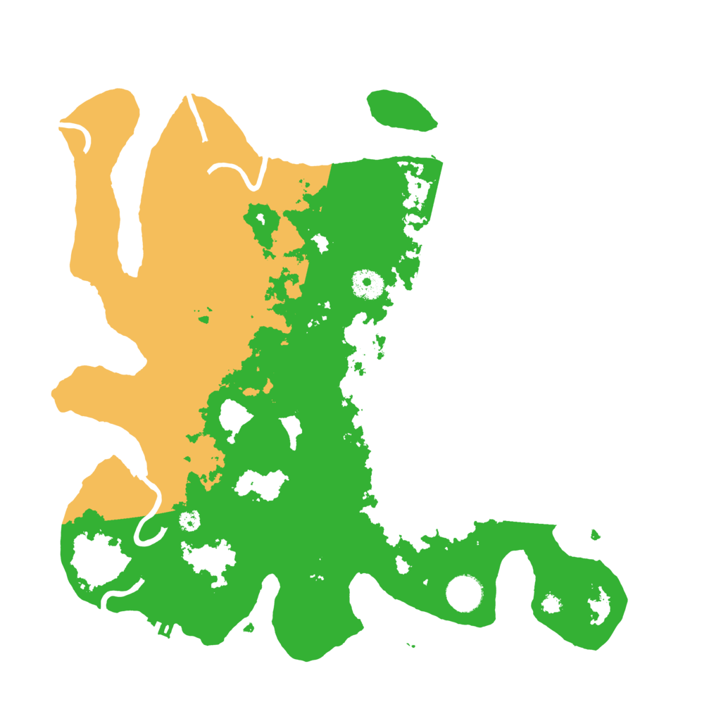 Biome Rust Map: Procedural Map, Size: 3500, Seed: 9314341