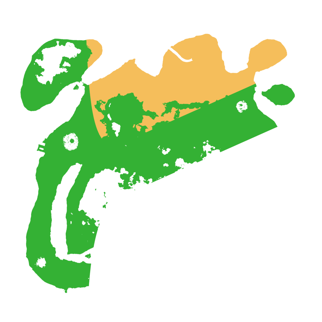 Biome Rust Map: Procedural Map, Size: 3000, Seed: 1382268437