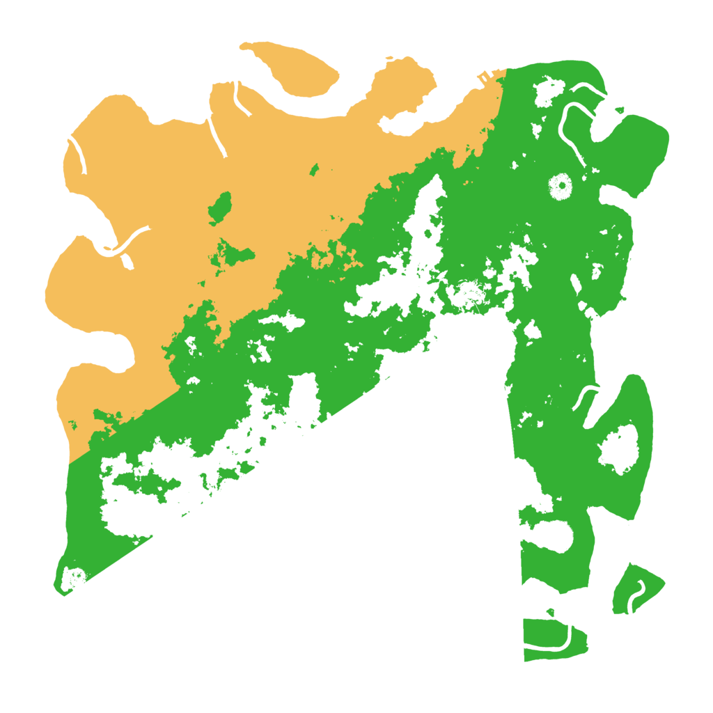 Biome Rust Map: Procedural Map, Size: 4250, Seed: 733526776