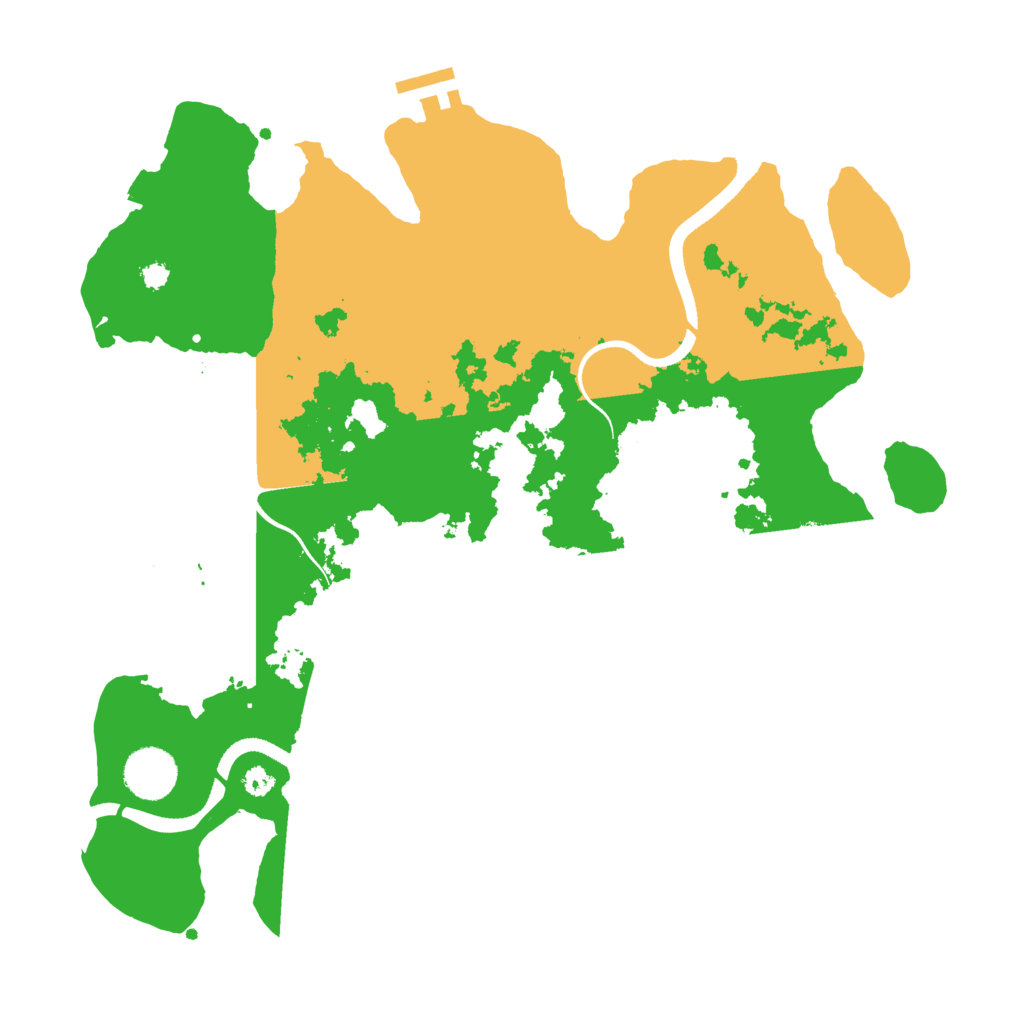 Biome Rust Map: Procedural Map, Size: 3500, Seed: 1843931299