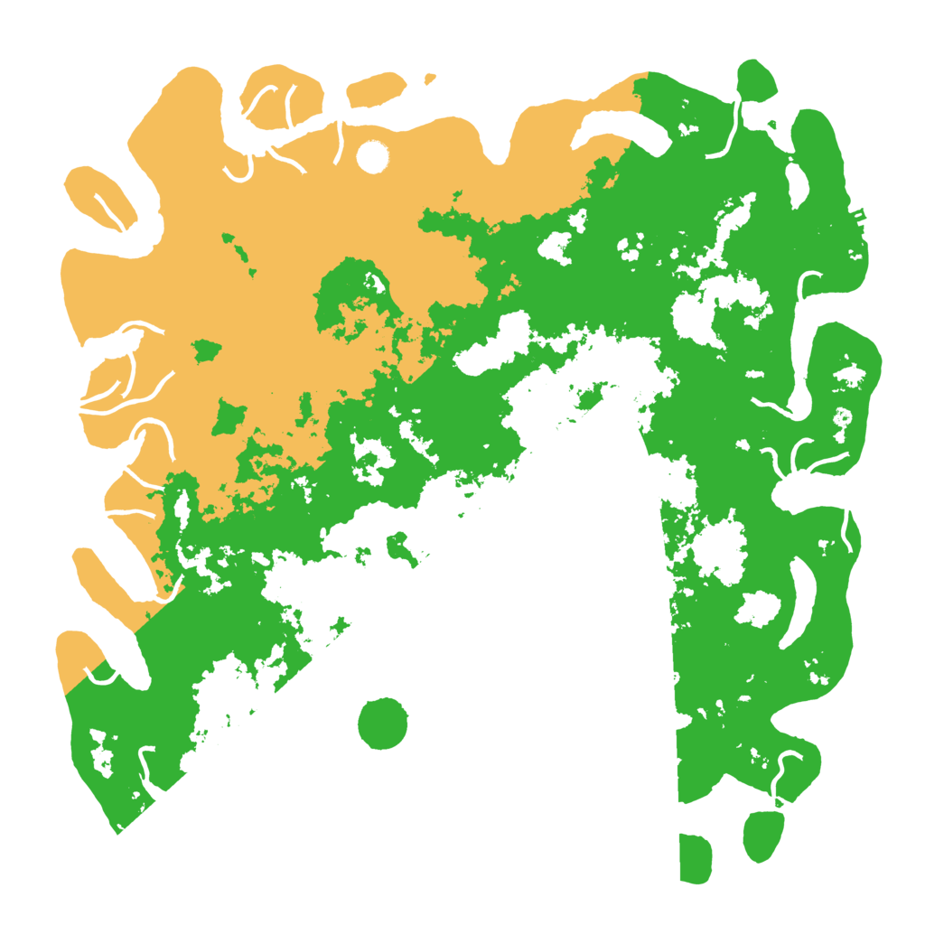 Biome Rust Map: Procedural Map, Size: 5000, Seed: 19961999