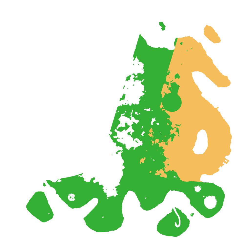 Biome Rust Map: Procedural Map, Size: 3500, Seed: 325960740