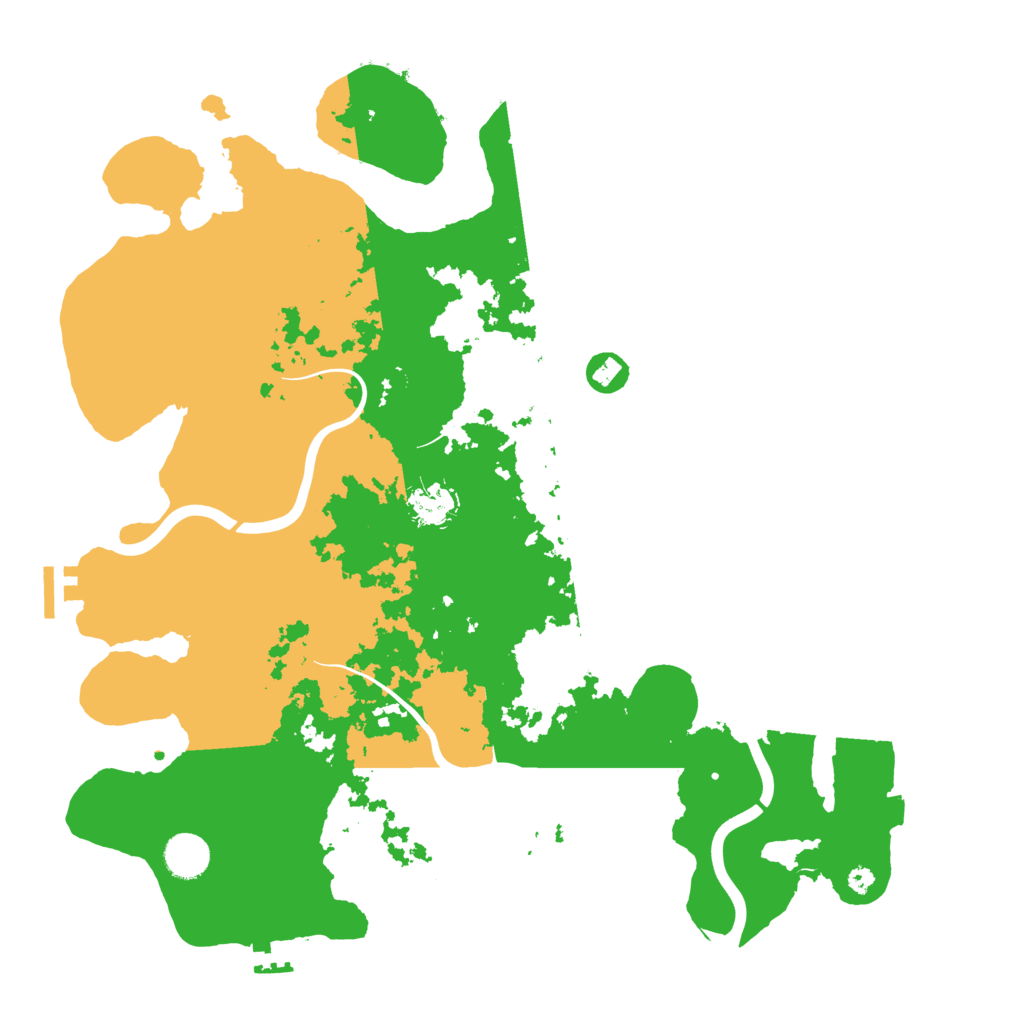Biome Rust Map: Procedural Map, Size: 3980, Seed: 2129