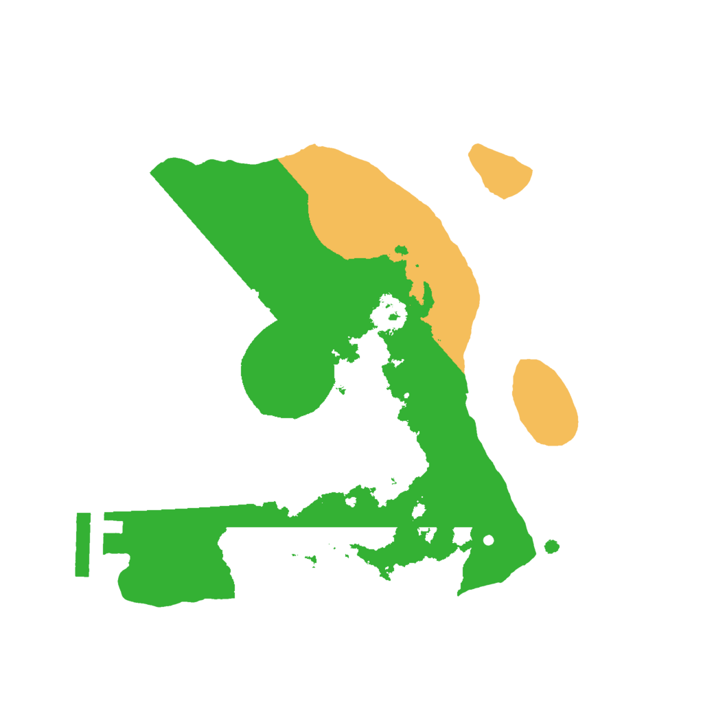 Biome Rust Map: Procedural Map, Size: 2000, Seed: 1067884551