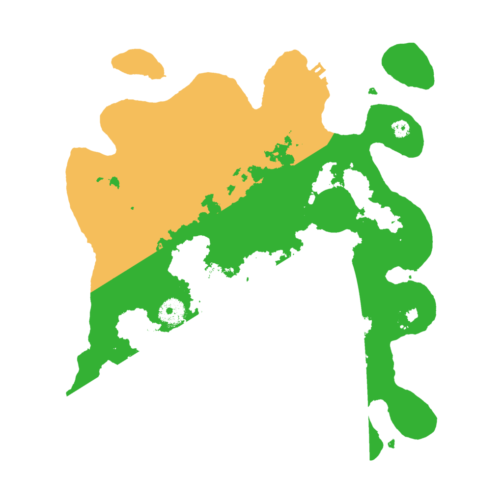 Biome Rust Map: Procedural Map, Size: 3000, Seed: 1852764