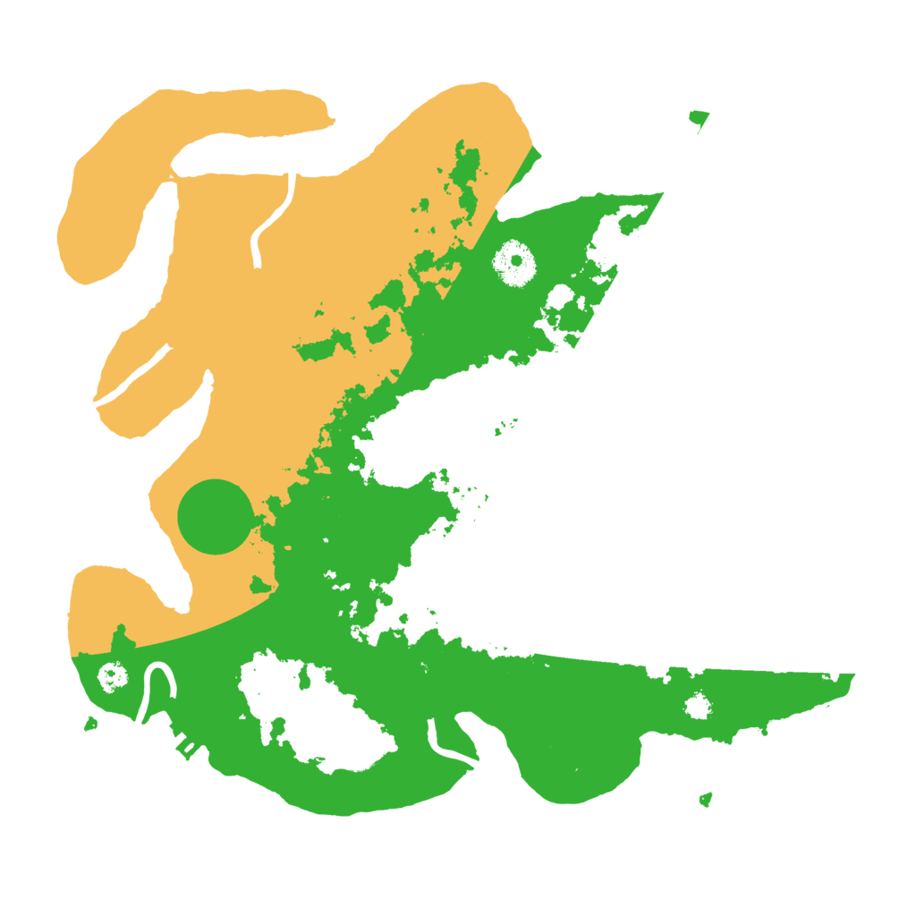 Biome Rust Map: Procedural Map, Size: 3200, Seed: 50500