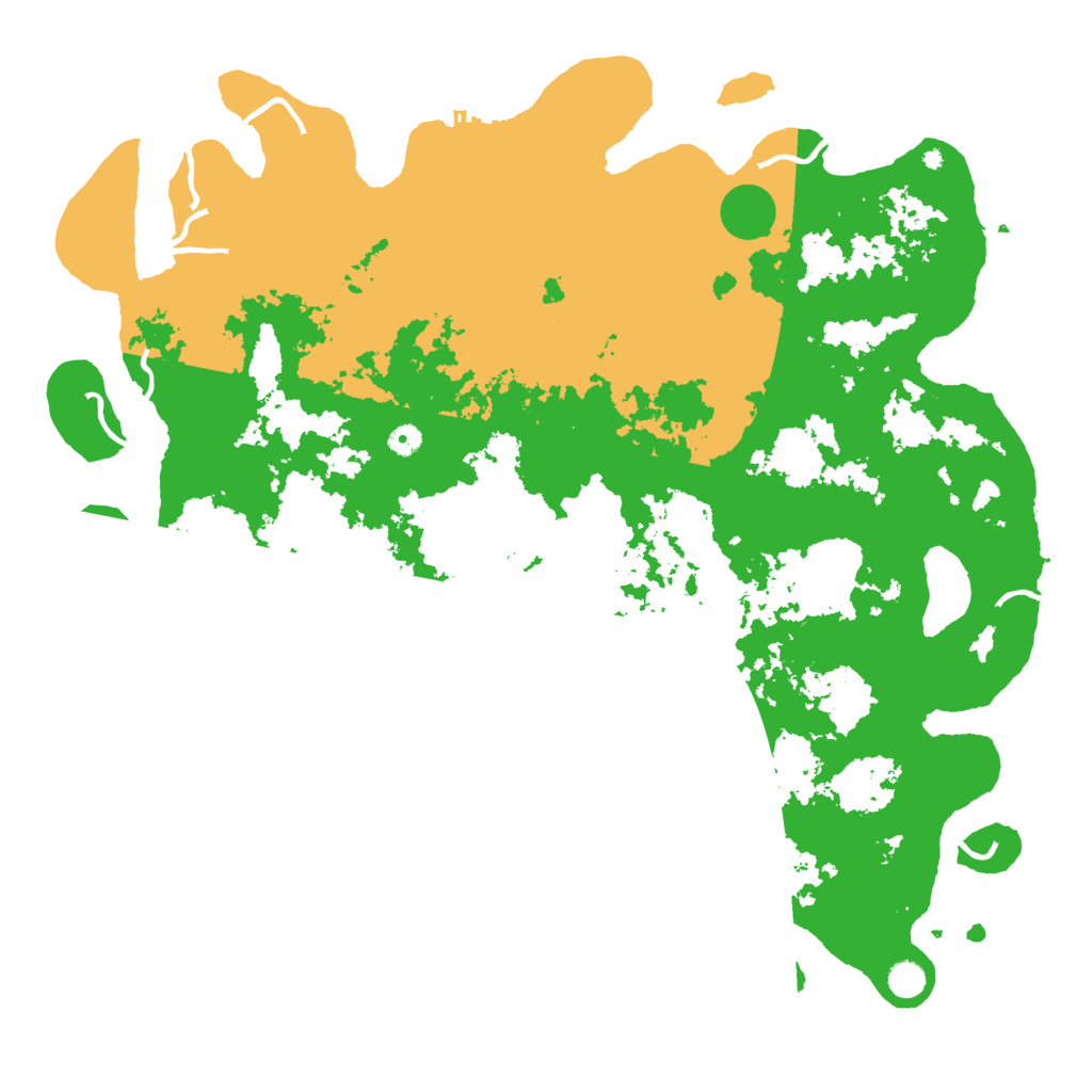 Biome Rust Map: Procedural Map, Size: 5200, Seed: 6738