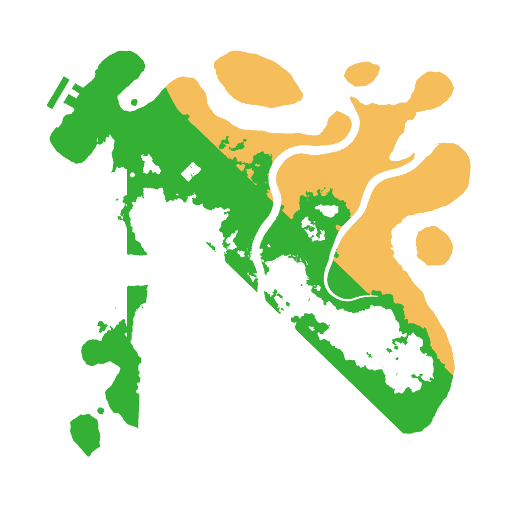 Biome Rust Map: Procedural Map, Size: 3000, Seed: 12813