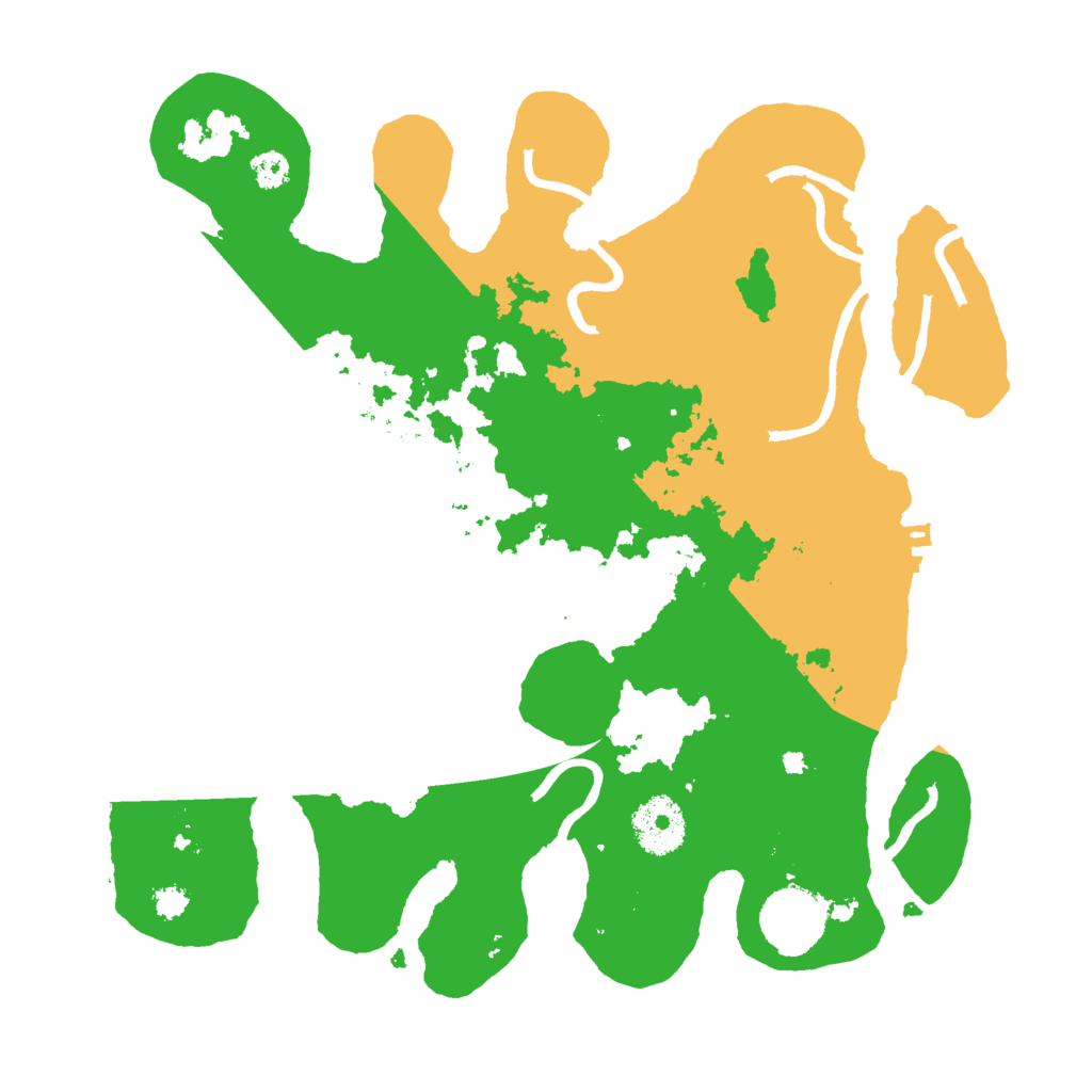 Biome Rust Map: Procedural Map, Size: 3000, Seed: 49173259