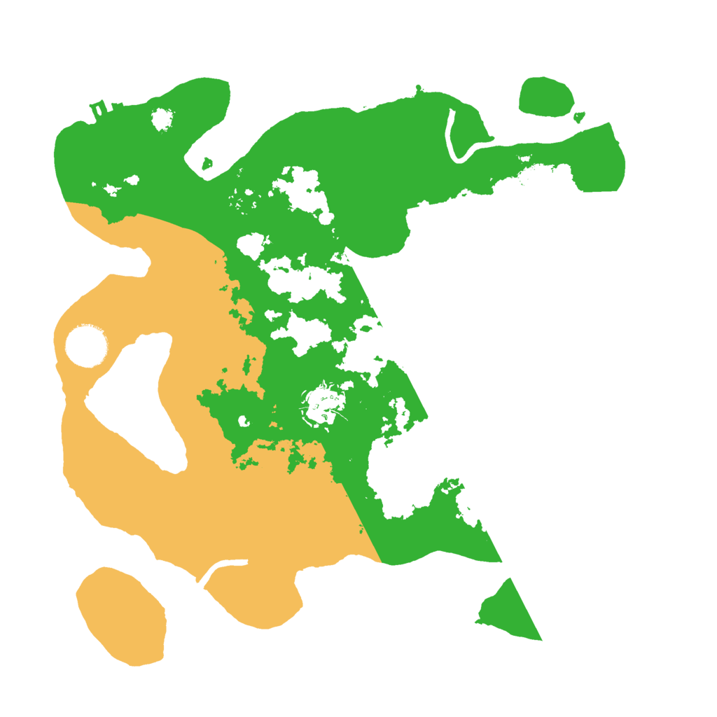Biome Rust Map: Procedural Map, Size: 3000, Seed: 1546539307