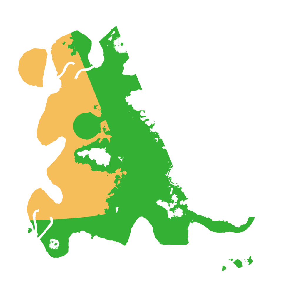 Biome Rust Map: Procedural Map, Size: 3000, Seed: 485890488