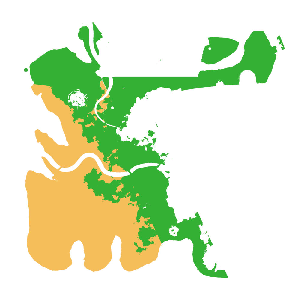 Biome Rust Map: Procedural Map, Size: 3200, Seed: 366412