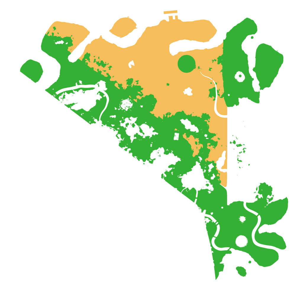 Biome Rust Map: Procedural Map, Size: 4500, Seed: 22029010
