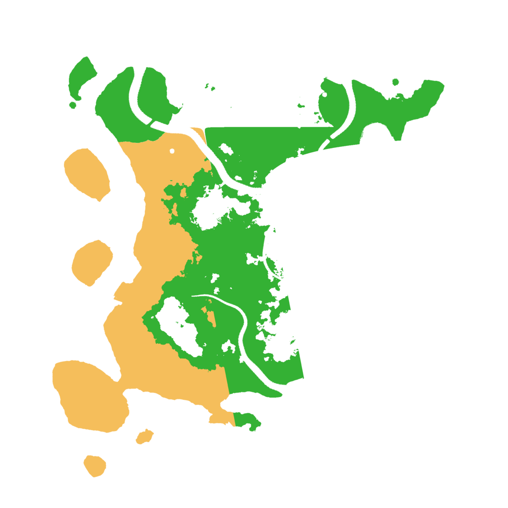 Biome Rust Map: Procedural Map, Size: 3000, Seed: 1529