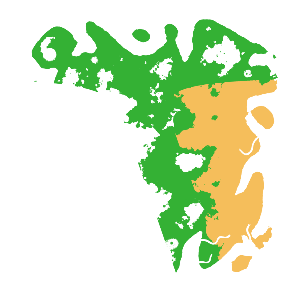 Biome Rust Map: Procedural Map, Size: 4000, Seed: 3189