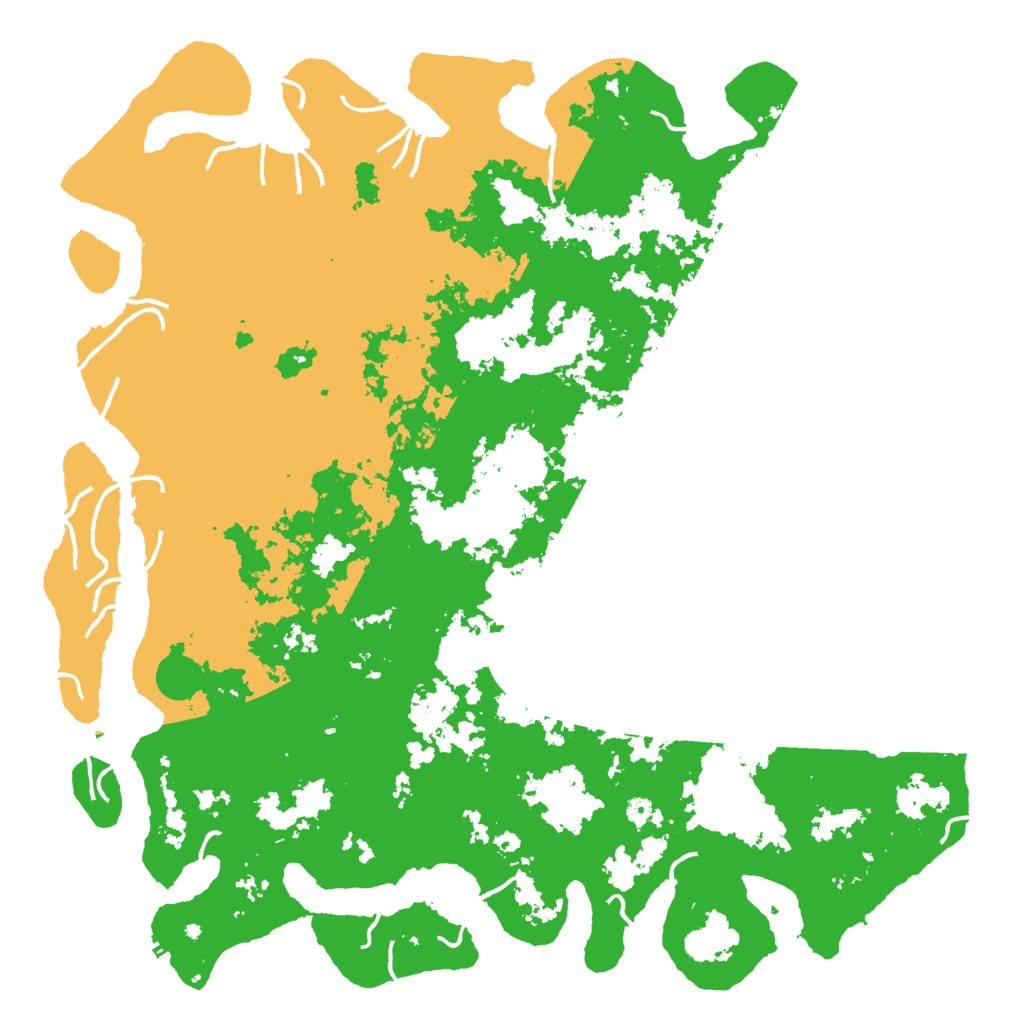 Biome Rust Map: Procedural Map, Size: 6000, Seed: 4825595