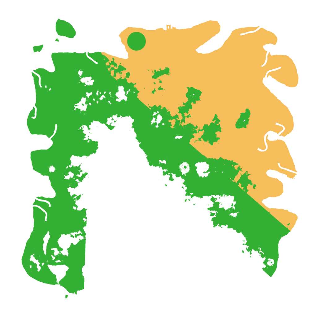 Biome Rust Map: Procedural Map, Size: 4500, Seed: 1706041978
