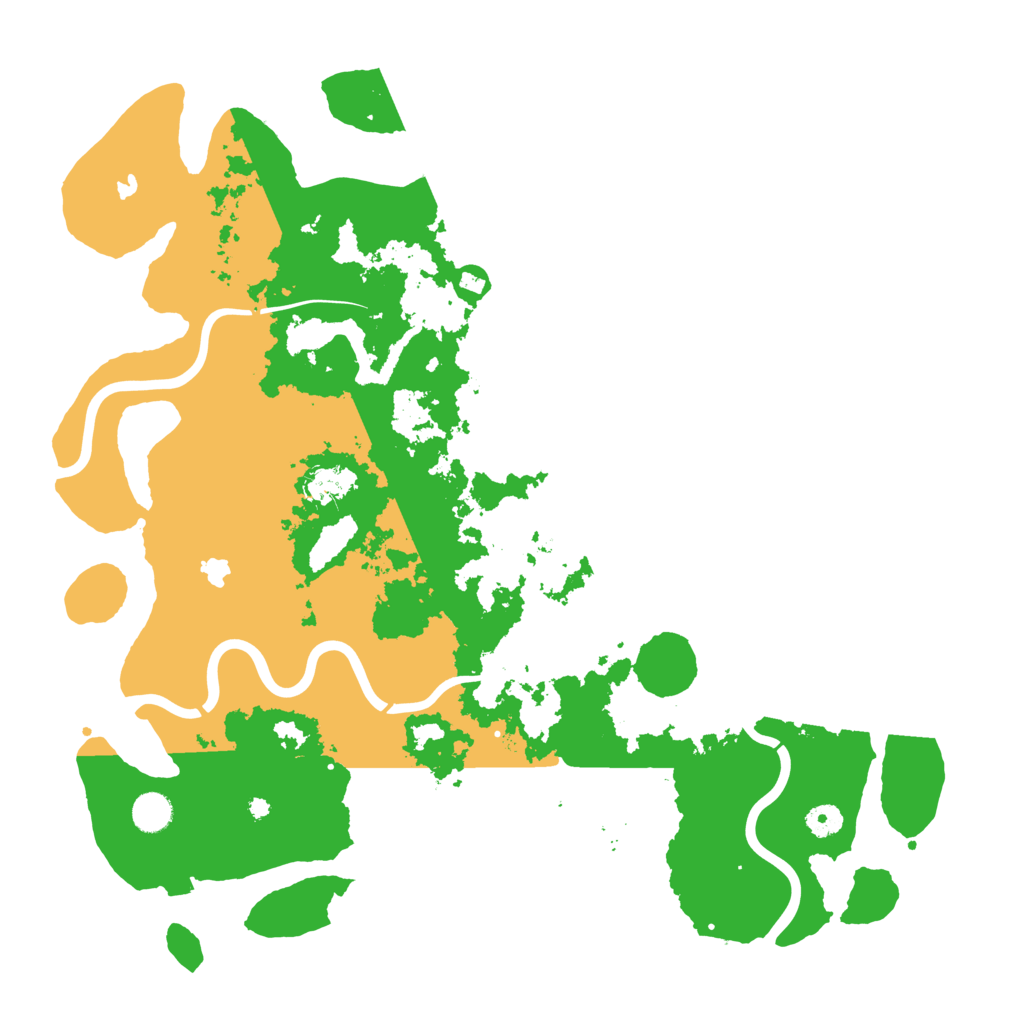 Biome Rust Map: Procedural Map, Size: 4500, Seed: 704885001