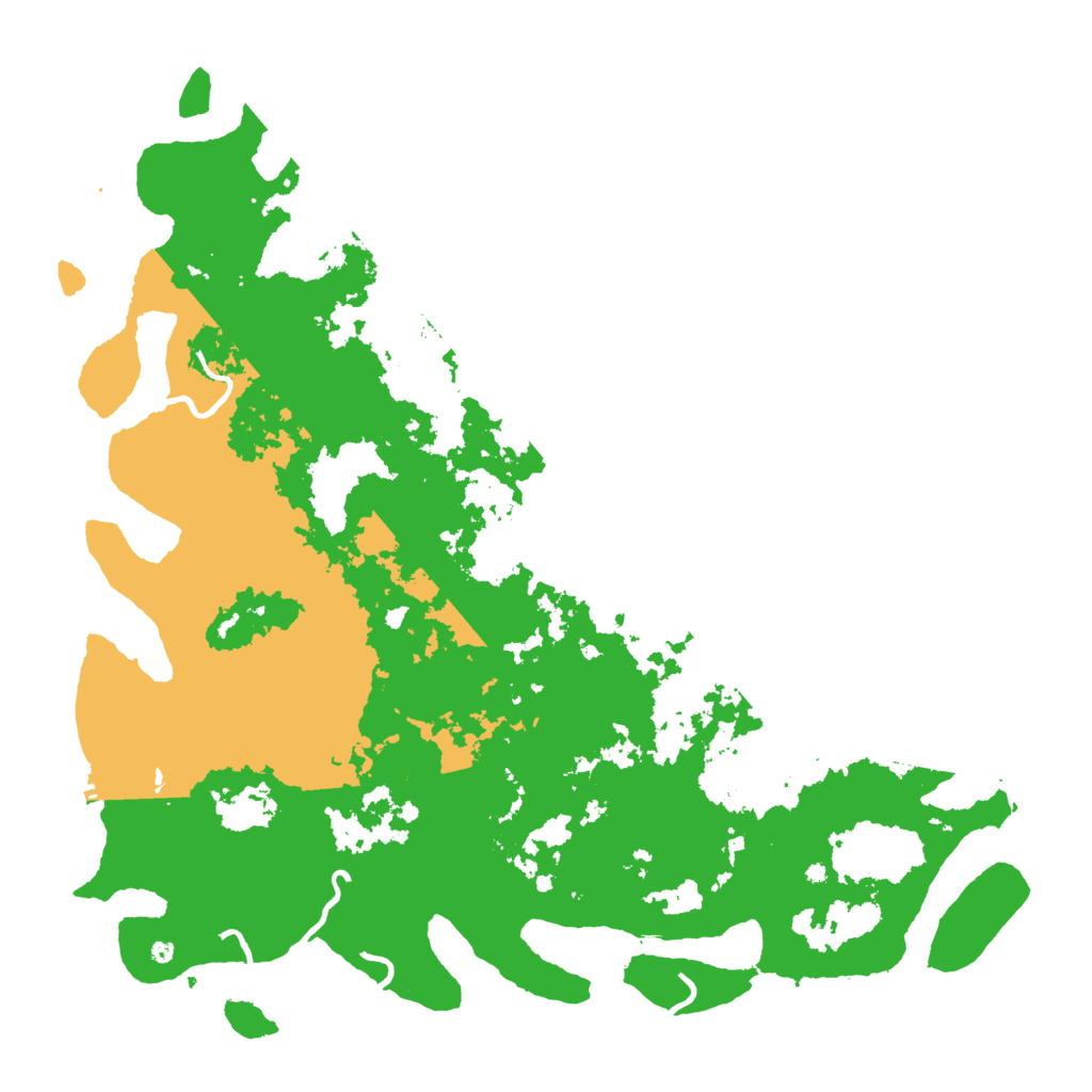 Biome Rust Map: Procedural Map, Size: 5000, Seed: 465374