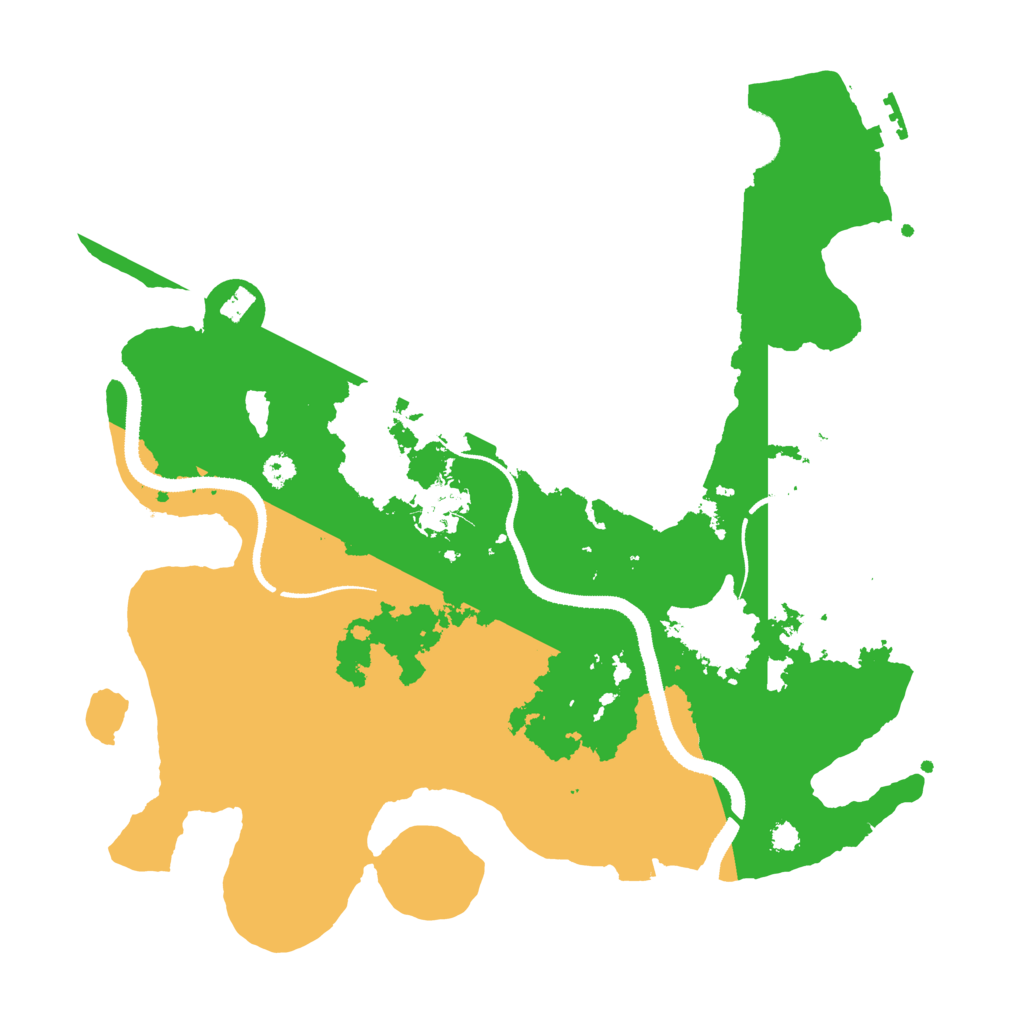 Biome Rust Map: Procedural Map, Size: 3250, Seed: 874927