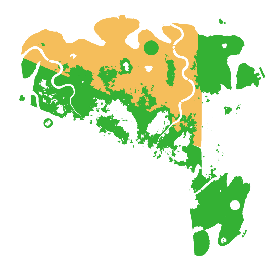 Biome Rust Map: Procedural Map, Size: 4800, Seed: 219007414