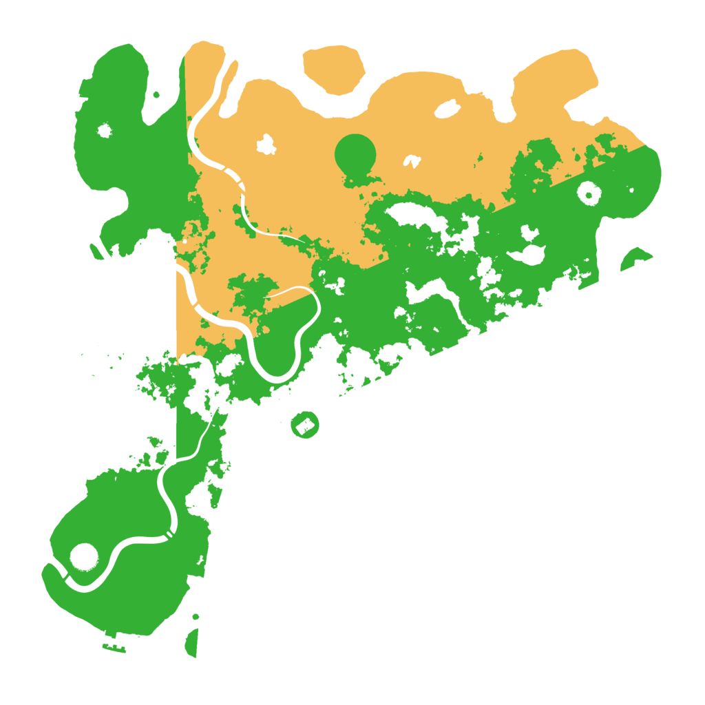 Biome Rust Map: Procedural Map, Size: 4500, Seed: 1505470080