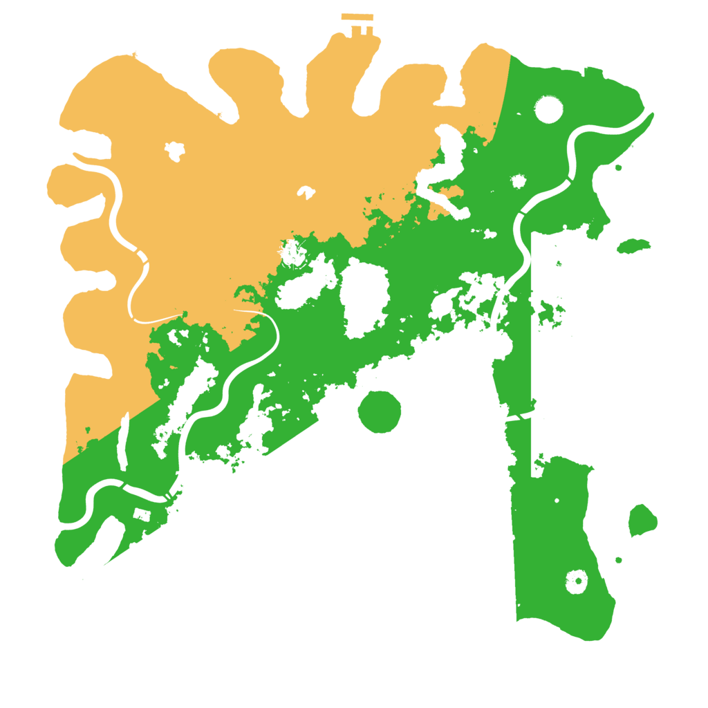 Biome Rust Map: Procedural Map, Size: 4500, Seed: 722616595