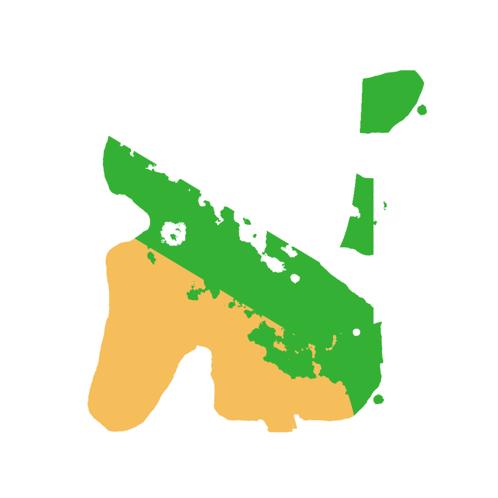 Biome Rust Map: Procedural Map, Size: 2000, Seed: 1964162340