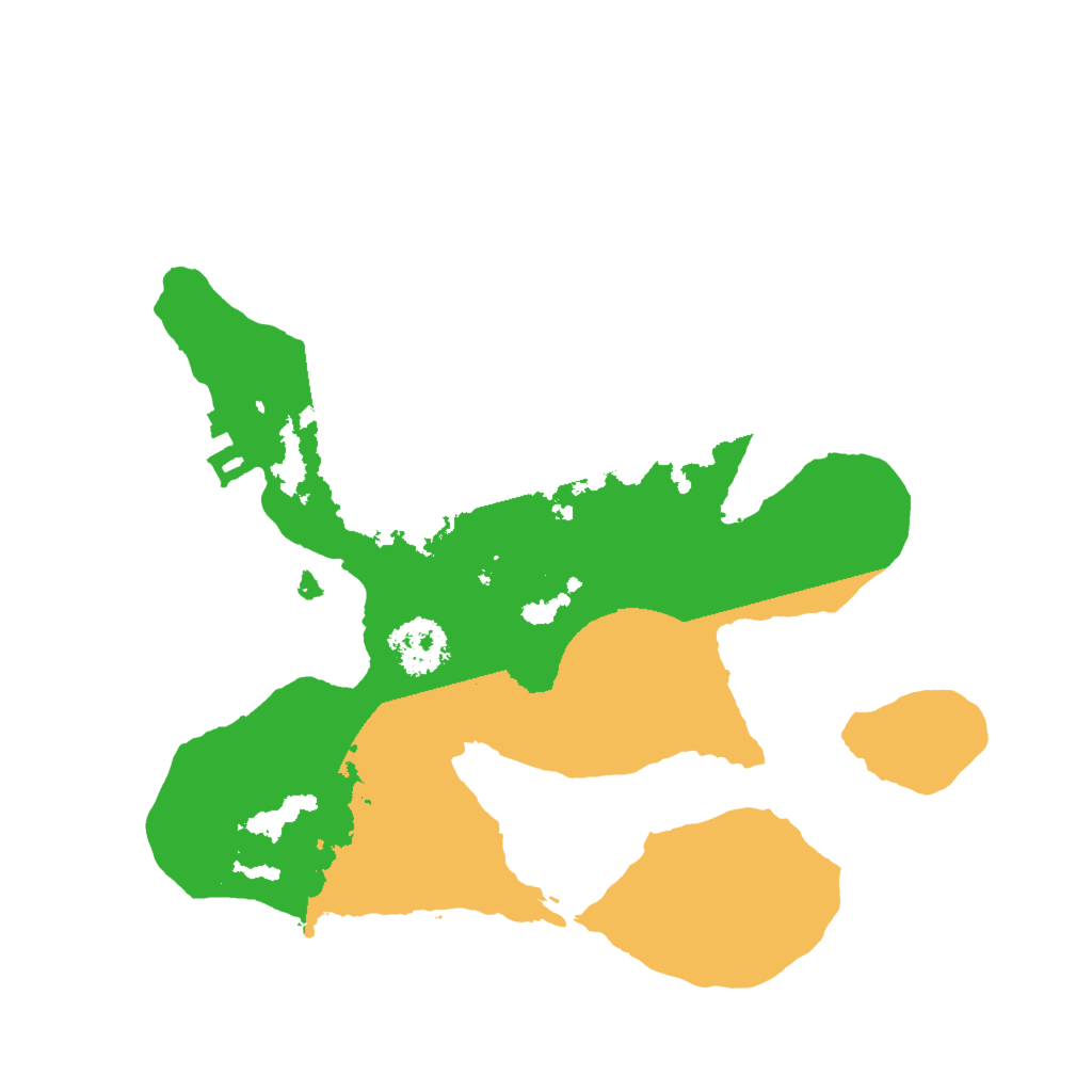 Biome Rust Map: Procedural Map, Size: 2000, Seed: 33244