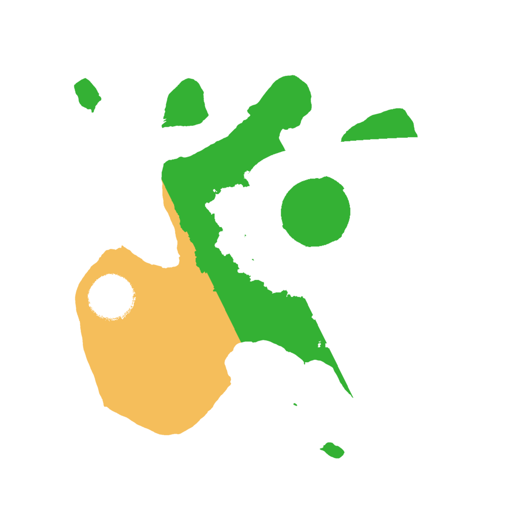 Biome Rust Map: Barren, Size: 2000, Seed: 83