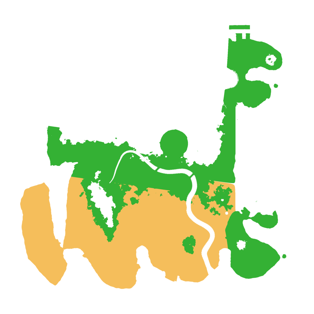 Biome Rust Map: Procedural Map, Size: 3000, Seed: 8273954