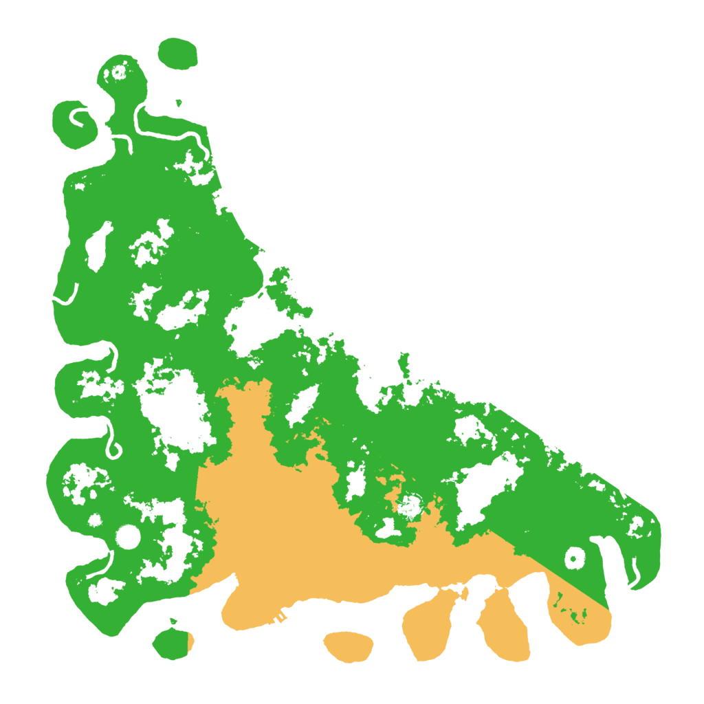 Biome Rust Map: Procedural Map, Size: 5000, Seed: 523834780