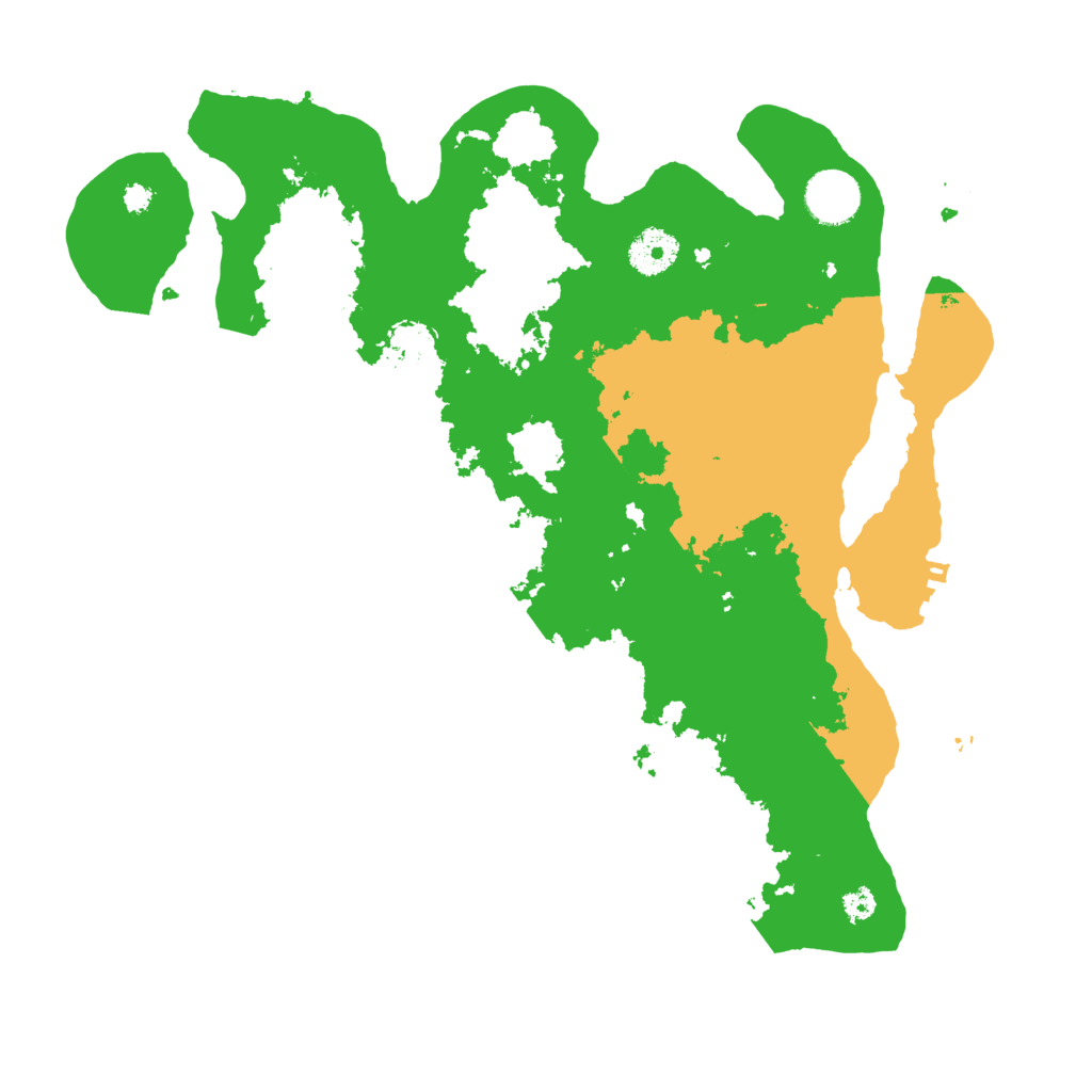 Biome Rust Map: Procedural Map, Size: 3500, Seed: 1925422305