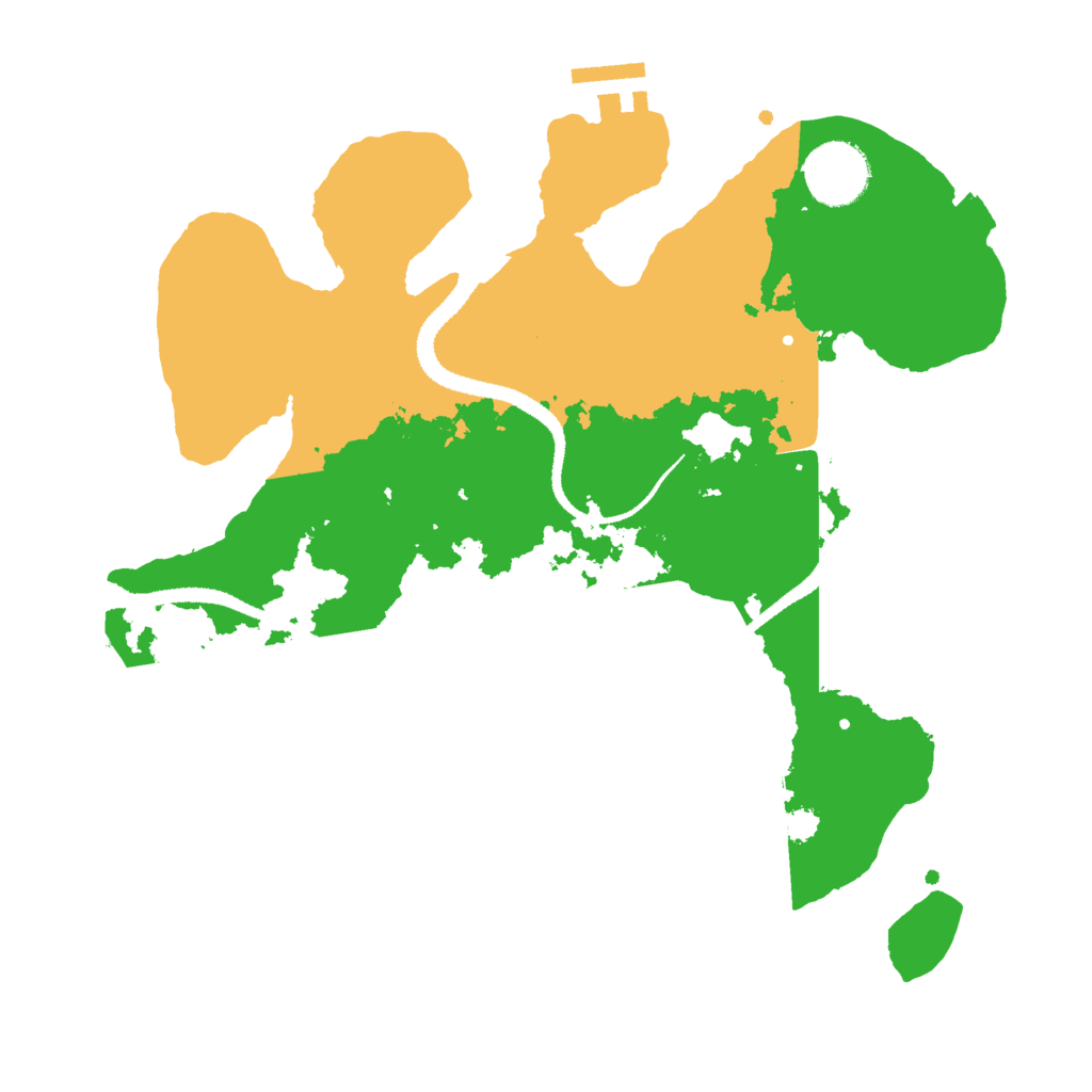 Biome Rust Map: Procedural Map, Size: 3000, Seed: 260146160