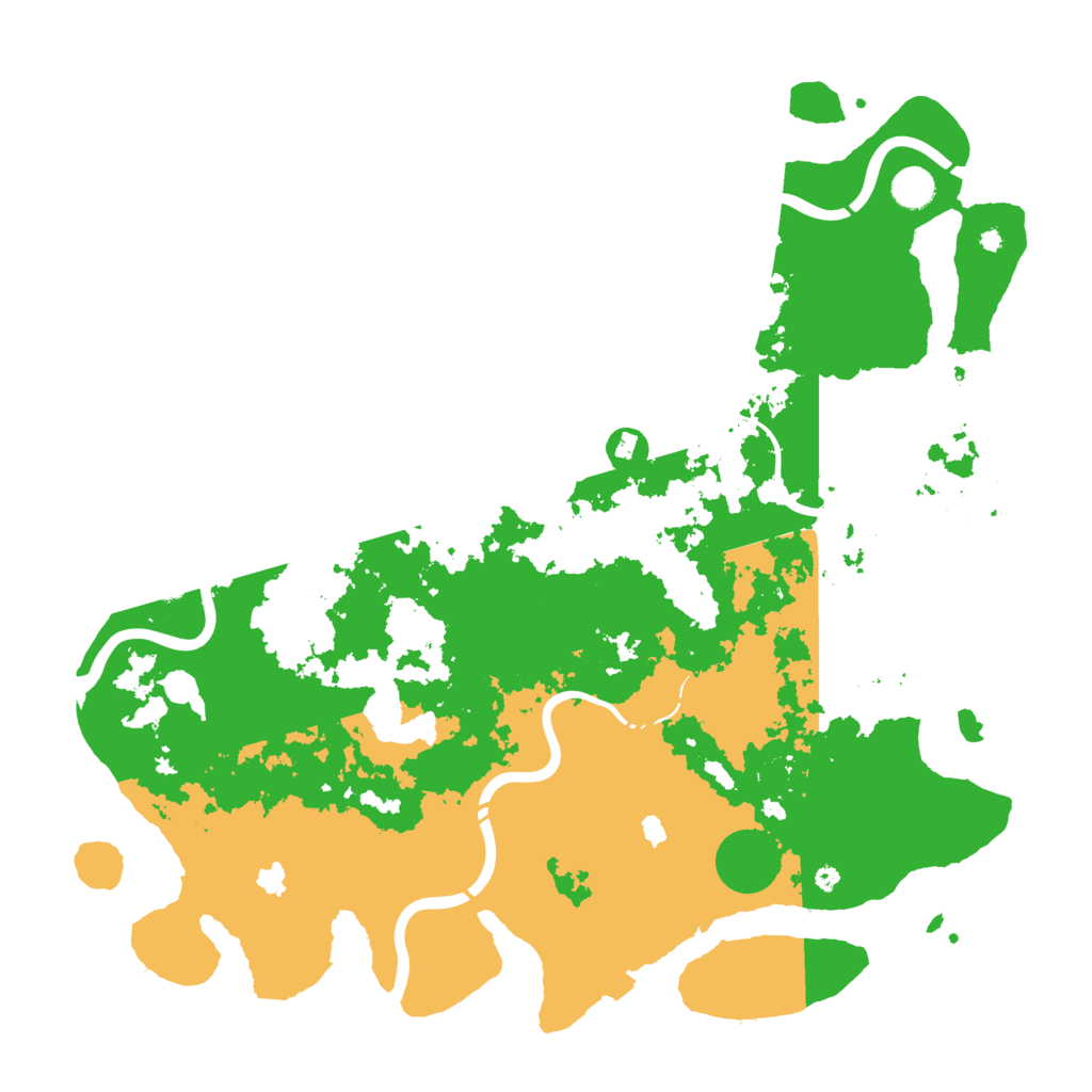 Biome Rust Map: Procedural Map, Size: 4500, Seed: 2070619641