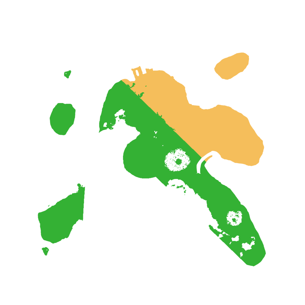 Biome Rust Map: Procedural Map, Size: 2000, Seed: 98192861